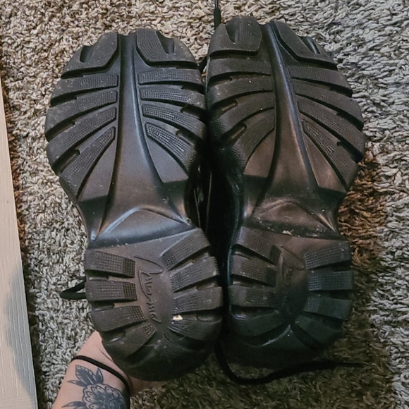 Black & Rainbow Platform Sneakers *READ LISTING* - Picture 5 of 7